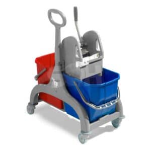 Carro Limpeza com Duplo Balde e Pega 50LT