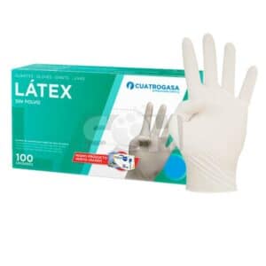 Luvas Látex sem Pó M (100un)