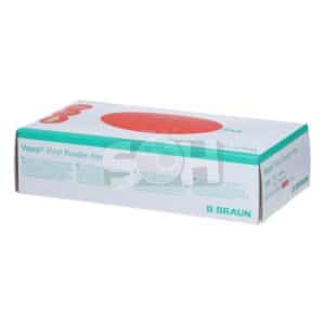 Luvas Vinil sem Pó Braun M (100un)